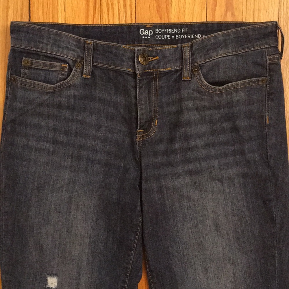 GAP Boyfriend Fit Size 10 Denim Capris - Picture 3 of 7